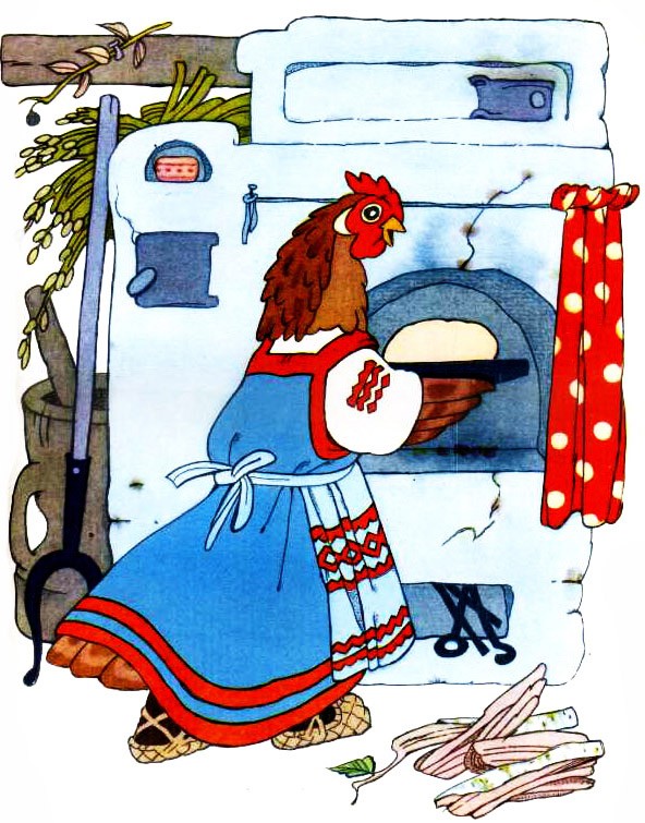 Рисунок - Курочка, мышка и тетерев читать