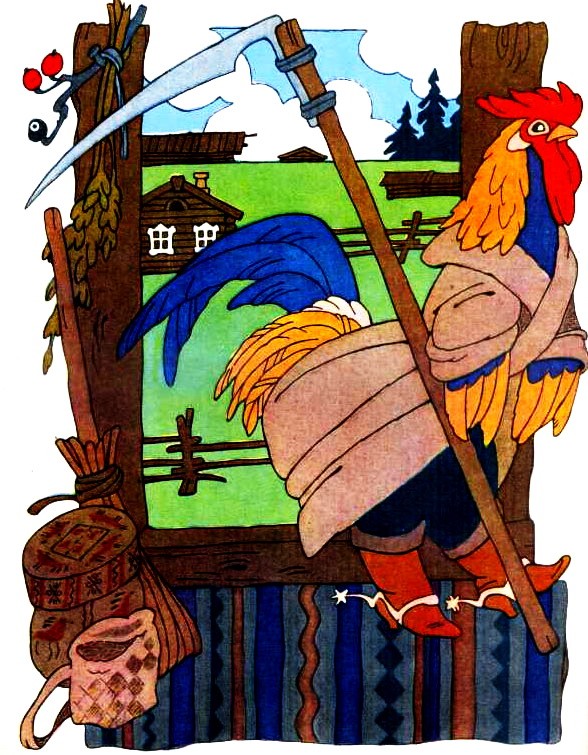 Рисунок - Курочка, мышка и тетерев читать