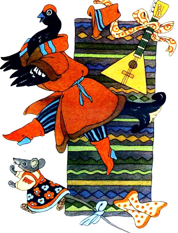 Рисунок - Курочка, мышка и тетерев читать