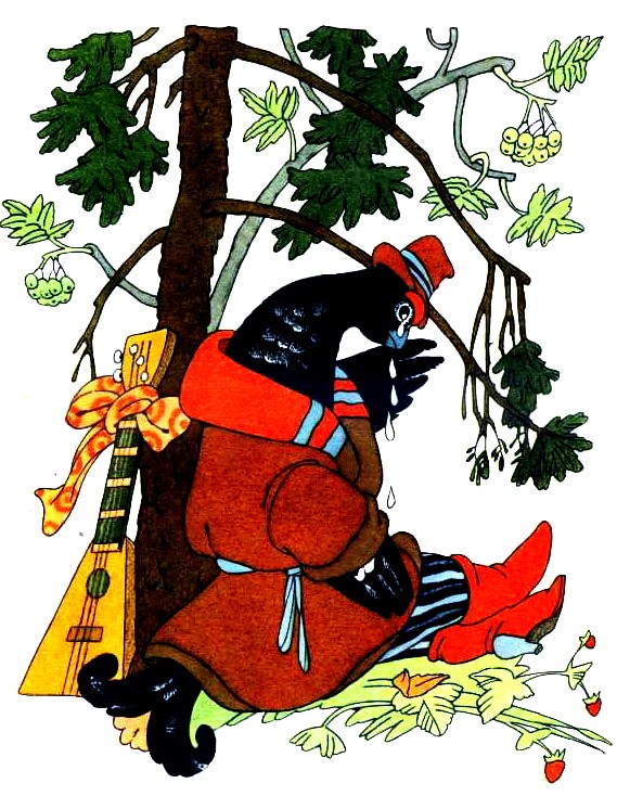 Рисунок - Курочка, мышка и тетерев читать