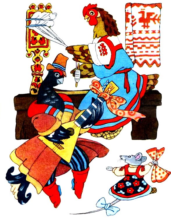 Курочка, мышка и тетерев