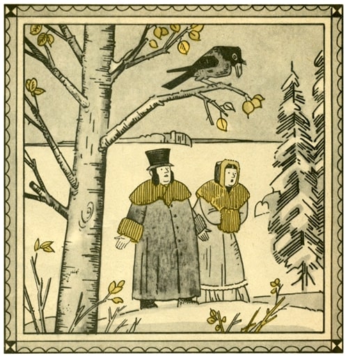 Рисунок - Шиш показывает барину нужду: Сказки о Шише — русская народная сказка Рисунок - Шиш показывает барину нужду: Сказки о Шише — русская народная сказка