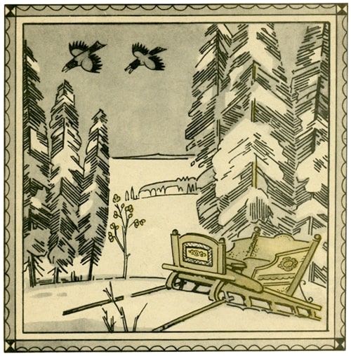 Рисунок - Шиш показывает барину нужду: Сказки о Шише — русская народная сказка Рисунок - Шиш показывает барину нужду: Сказки о Шише — русская народная сказка