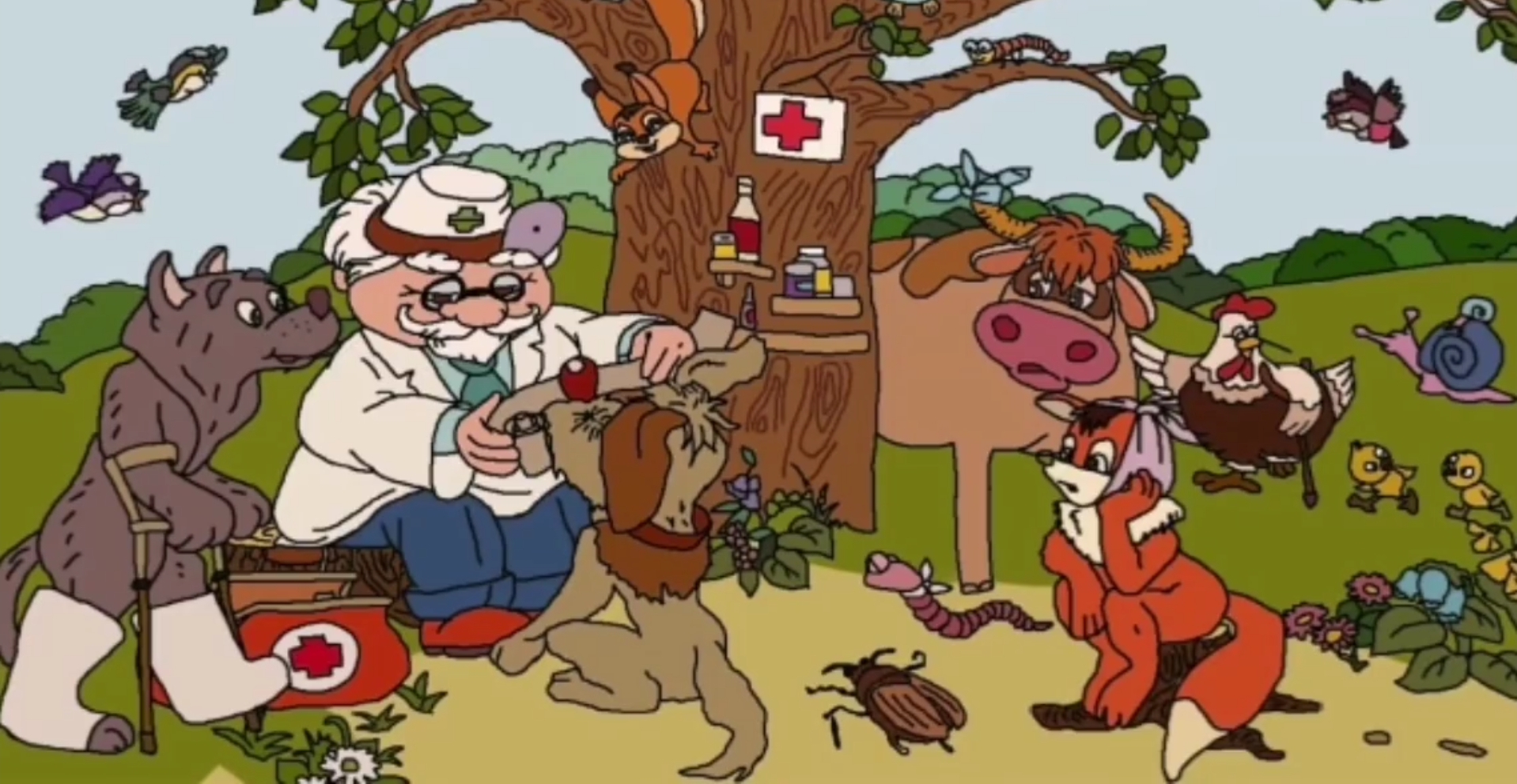 Слушать стихотворение Чуковского К.И. «Айболит»