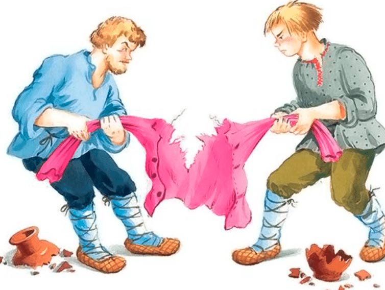 Слушать басню Толстого Л.Н «Дележ наследства (ровное наследство)»