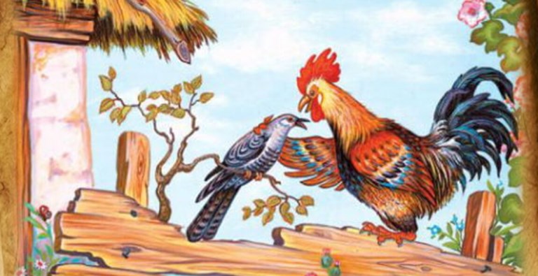 Слушать басню Крылова И. А. «Кукушка и Петух»