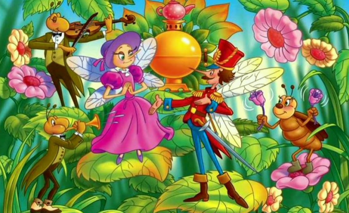 Слушать стихотворение Чуковского К.И. «Муха-Цокотуха»