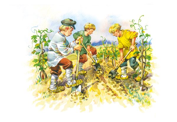 Слушать басню Толстого Л.Н «Садовник и сыновья»