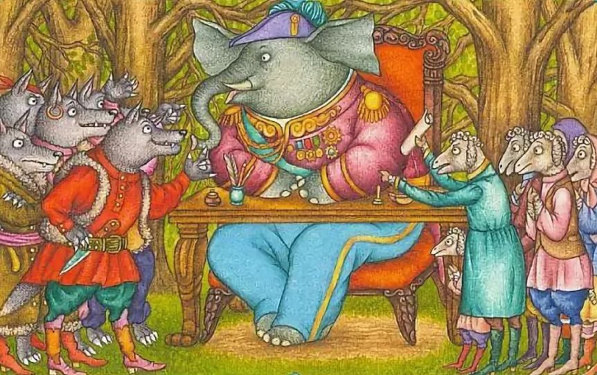 Слушать басню Крылова И. А. «Слон на воеводстве»