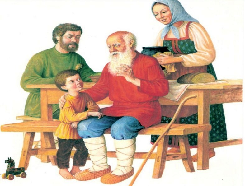 Старый дед и внучек — Толстой Л.Н.