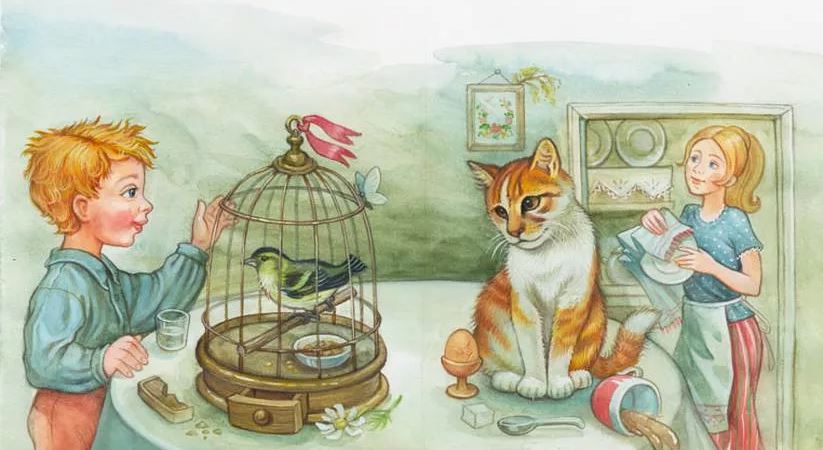 Слушать стихотворение Михалкова С.В. «Зяблик»