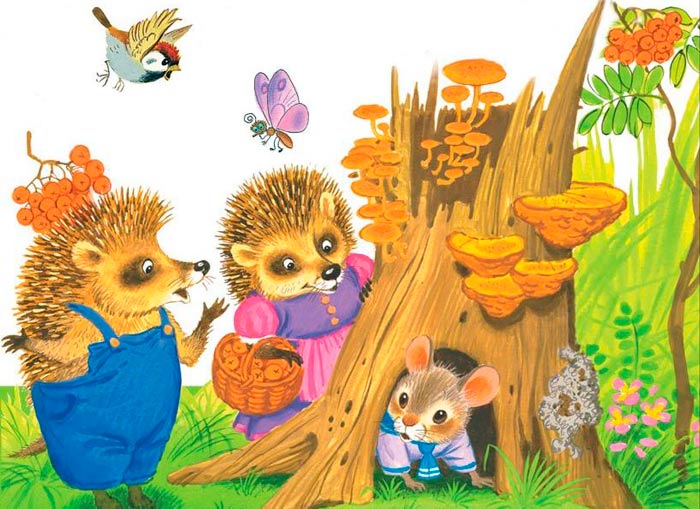 Слушать стихотворение Маршака С.Я. «Сказка об умном мышонке»