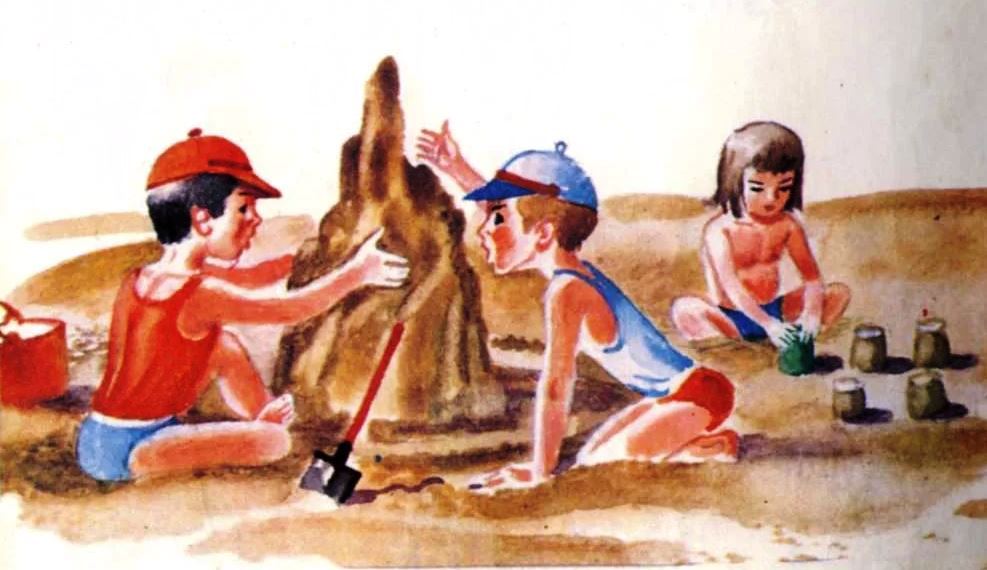 Слушать стихотворение Заходера Б.В. «Строители»