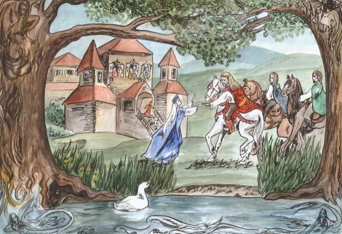 Слушать русскую народную сказку «Белая уточка»