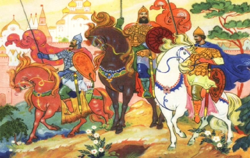 Слушать русскую народную сказку «Как Илья из Мурома богатырем стал»