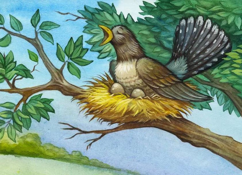 Слушать русскую народную сказку «Козодой и соловей»