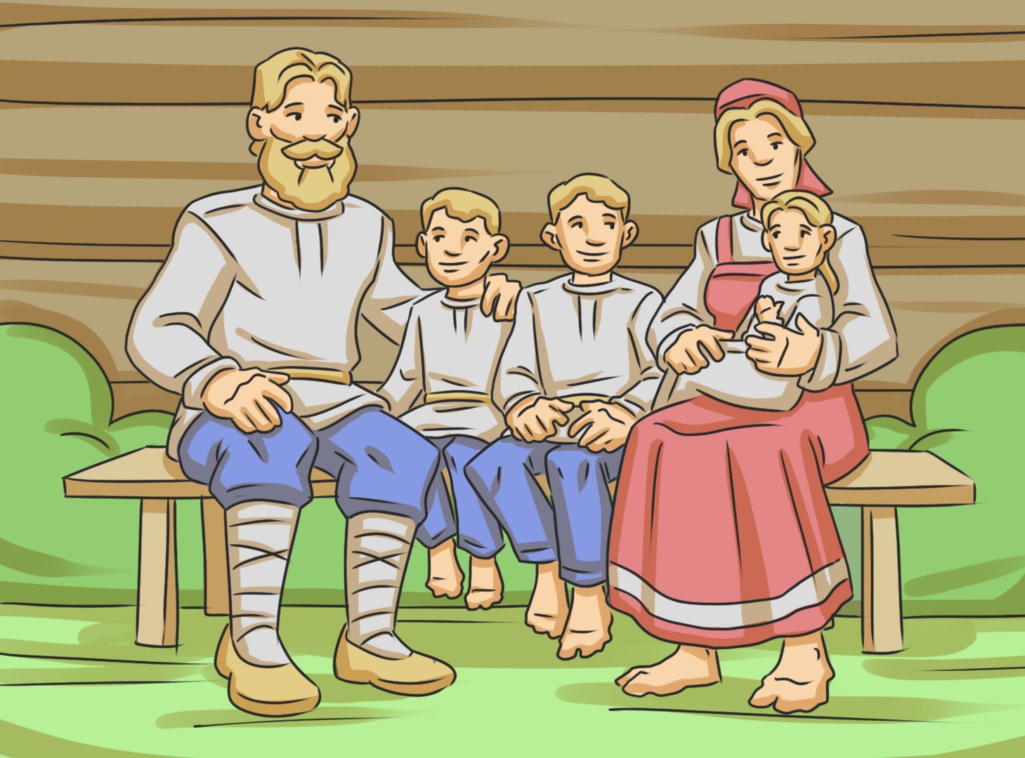 Слушать русскую народную сказку «Мальчик из горошины»