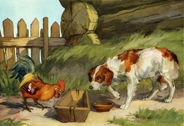 Слушать русскую народную сказку «Петух и собака»