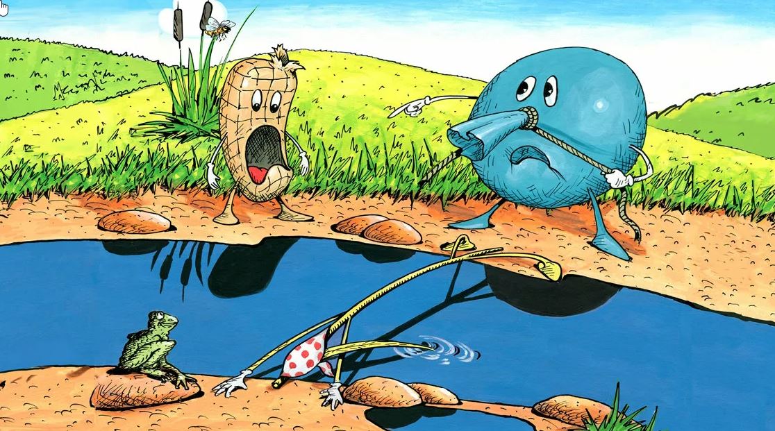 Слушать русскую народную сказку «Пузырь, соломинка и лапоть»