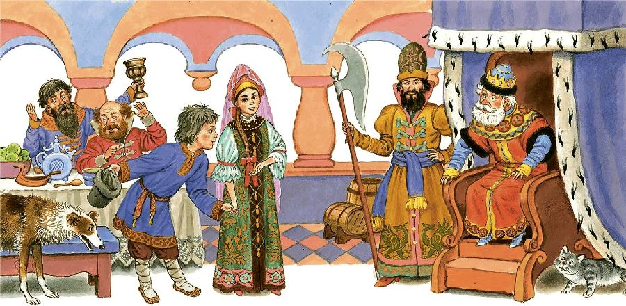 Слушать русскую народную сказку «Царские мастера»