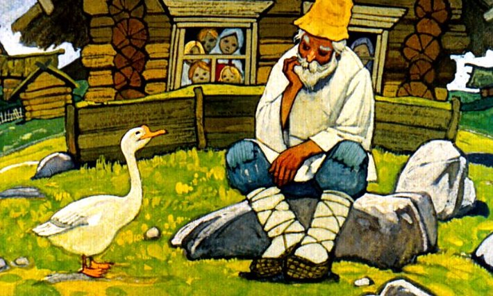 Слушать русскую народную сказку «Умный мужик»