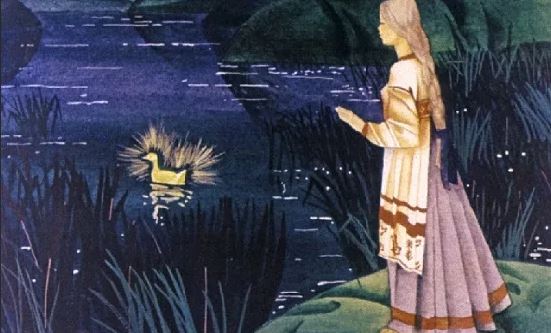 Слушать русскую народную сказку «Волшебница и золотая утка»