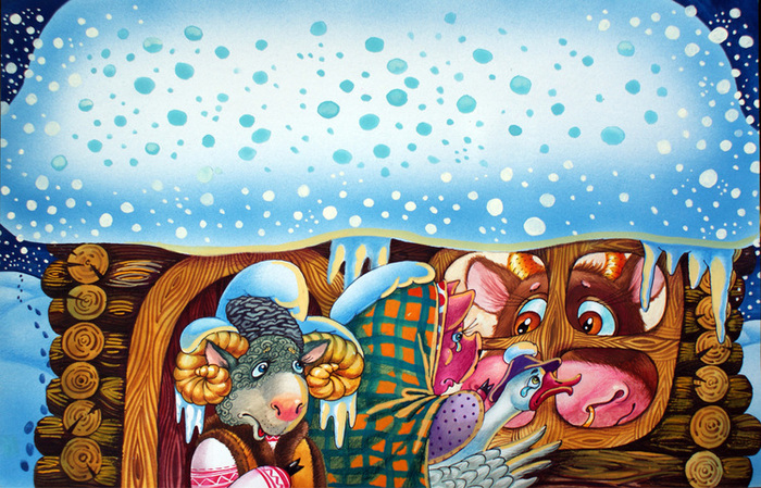 Слушать русскую народную сказку «Зимовье зверей»