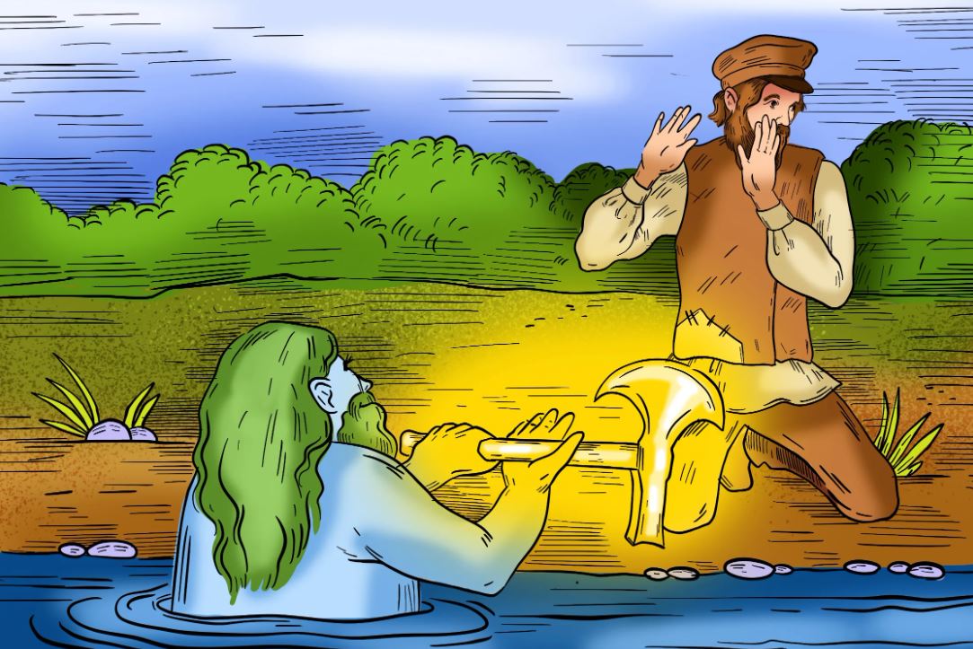 Слушать русскую народную сказку «Золотой топор»